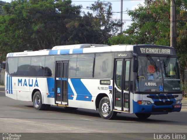 Viação Mauá RJ 185.231 na cidade de Niterói, Rio de Janeiro, Brasil, por Lucas Lima. ID da foto: 5139272.