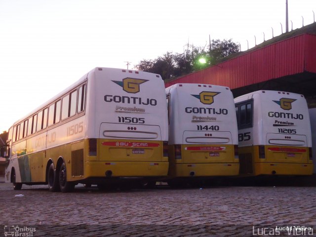 Empresa Gontijo de Transportes 11505 na cidade de João Monlevade, Minas Gerais, Brasil, por Lucas Vieira. Número da foto: #5139211.
