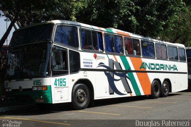 Empresa de Transportes Andorinha 4185 na cidade de Aparecida, São Paulo, Brasil, por Douglas Paternezi. ID da foto: 5139426.