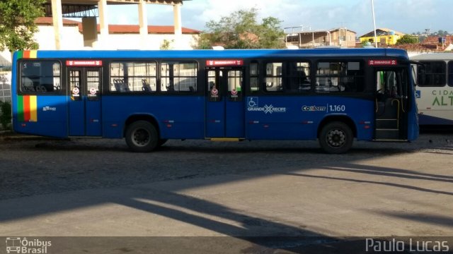 Cidade Alta Transportes 1.160 na cidade de Recife, Pernambuco, Brasil, por Paulo Lucas. ID da foto: 5138812.