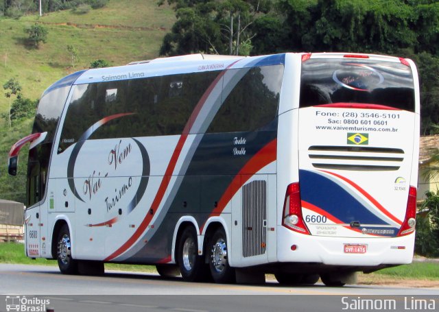 Vai-Vem Turismo 6600 na cidade de Venda Nova do Imigrante, Espírito Santo, Brasil, por Saimom  Lima. ID da foto: 5142731.