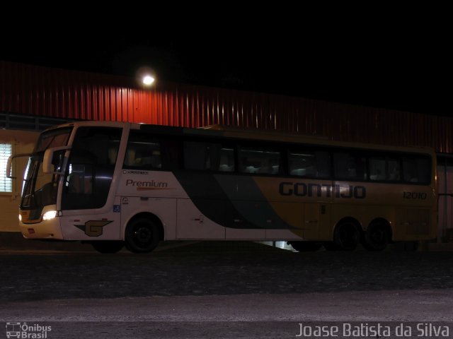 Empresa Gontijo de Transportes 12010 na cidade de João Monlevade, Minas Gerais, Brasil, por Joase Batista da Silva. ID da foto: 5141567.