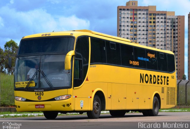 Viação Nordeste 1480 na cidade de Natal, Rio Grande do Norte, Brasil, por Ricardo Silva Monteiro. Número da foto: #5142668.