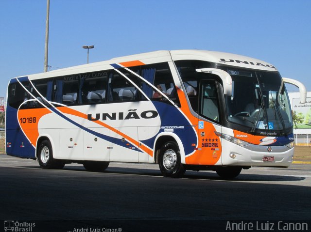 Expresso União 10198 na cidade de Goiânia, Goiás, Brasil, por André Luiz Canon. Número da foto: #5142470.
