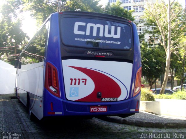 CMW Transportes 1117 na cidade de Petrópolis, Rio de Janeiro, Brasil, por Zé Ricardo Reis. ID da foto: 5143780.