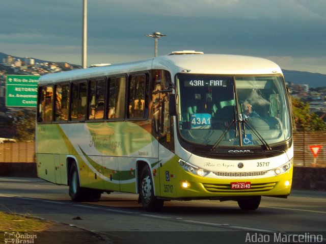 Rio Negro Fretamento e Turismo 35717 na cidade de Belo Horizonte, Minas Gerais, Brasil, por Adão Raimundo Marcelino. Número da foto: #5144989.
