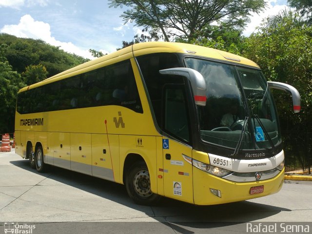 Viação Itapemirim 60551 na cidade de São Paulo, São Paulo, Brasil, por Rafael Senna. ID da foto: 5145298.