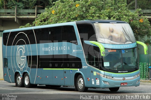 Viação Garcia 16164 na cidade de Santos, São Paulo, Brasil, por ISAAC MATOS PREIZNER. ID da foto: 5144563.