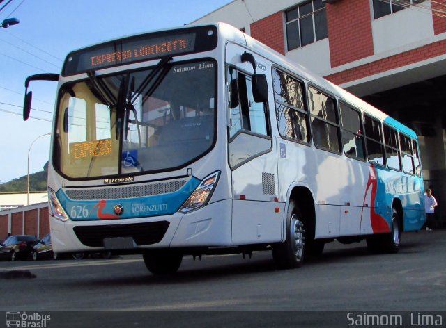 Expresso Lorenzutti 626 na cidade de Vila Velha, Espírito Santo, Brasil, por Saimom  Lima. Número da foto: #5145772.