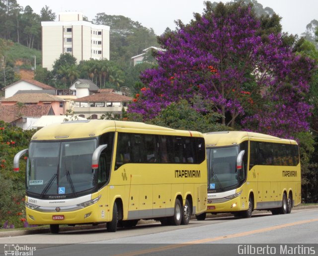 Viação Itapemirim 60681 na cidade de Domingos Martins, Espírito Santo, Brasil, por Gilberto Martins. ID da foto: 5146532.