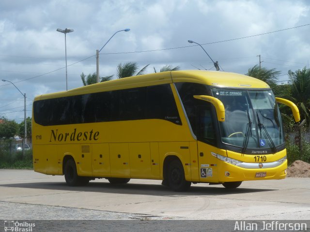 Viação Nordeste 1710 na cidade de Natal, Rio Grande do Norte, Brasil, por Allan Jefferson. ID da foto: 5146267.