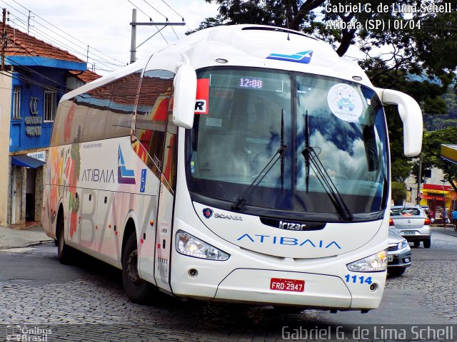 Viação Atibaia São Paulo 1114 na cidade de Atibaia, São Paulo, Brasil, por Gabriel Giacomin de Lima. Número da foto: #5145911.