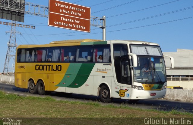 Empresa Gontijo de Transportes 12045 na cidade de Serra, Espírito Santo, Brasil, por Gilberto Martins. ID da foto: 5146594.