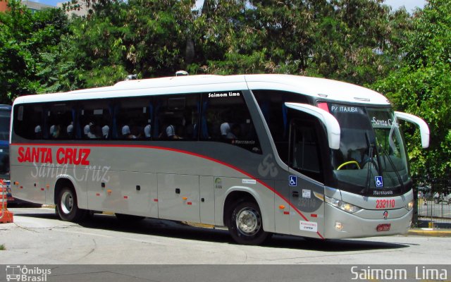 Viação Santa Cruz 232110 na cidade de São Paulo, São Paulo, Brasil, por Saimom  Lima. ID da foto: 5145852.