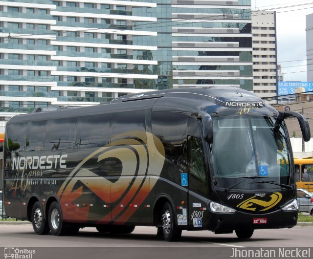 Expresso Nordeste 4805 na cidade de Curitiba, Paraná, Brasil, por Jhonatan Luis. ID da foto: 5147227.