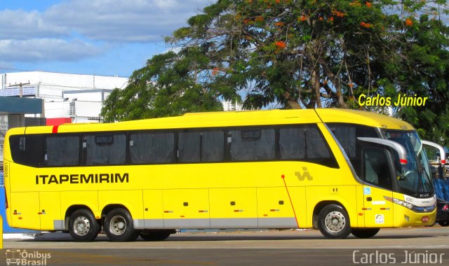 Viação Itapemirim 60801 na cidade de Goiânia, Goiás, Brasil, por Carlos Júnior. ID da foto: 5149343.