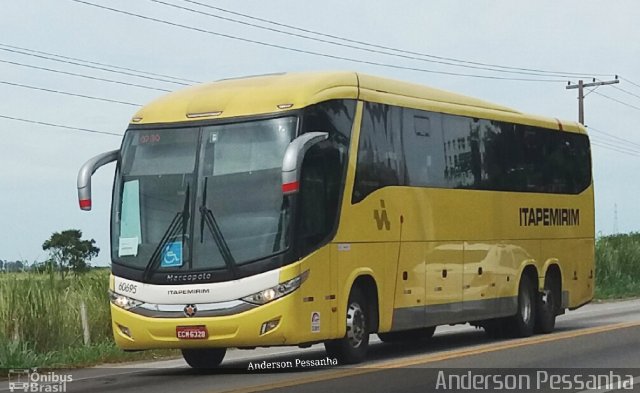 Viação Itapemirim 60695 na cidade de Campos dos Goytacazes, Rio de Janeiro, Brasil, por Anderson Pessanha. Número da foto: #5147798.