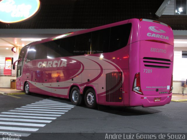 Viação Garcia 7289 na cidade de Pardinho, São Paulo, Brasil, por André Luiz Gomes de Souza. Número da foto: #5149200.
