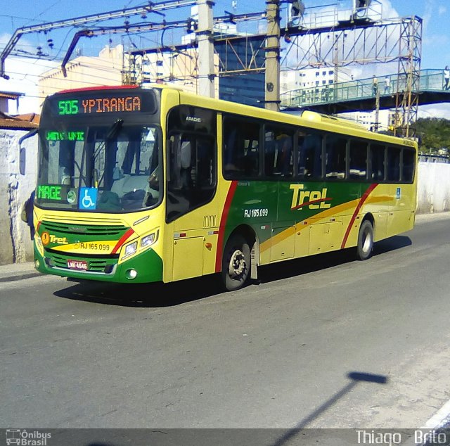 TREL - Transturismo Rei RJ 165.099 na cidade de Duque de Caxias, Rio de Janeiro, Brasil, por Thiago  Chaves Gomes de Brito. Número da foto: #5147476.