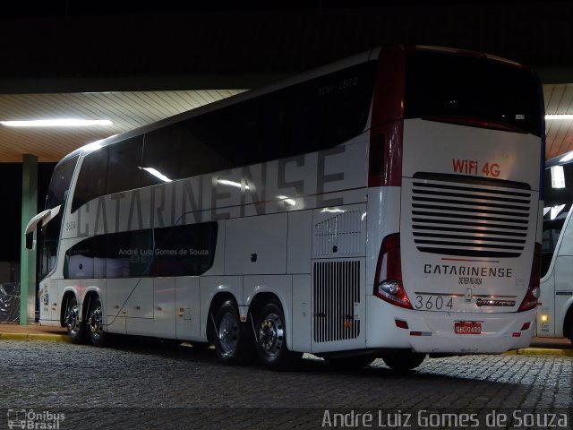Auto Viação Catarinense 3604 na cidade de Santa Cruz do Rio Pardo, São Paulo, Brasil, por André Luiz Gomes de Souza. Número da foto: #5149136.