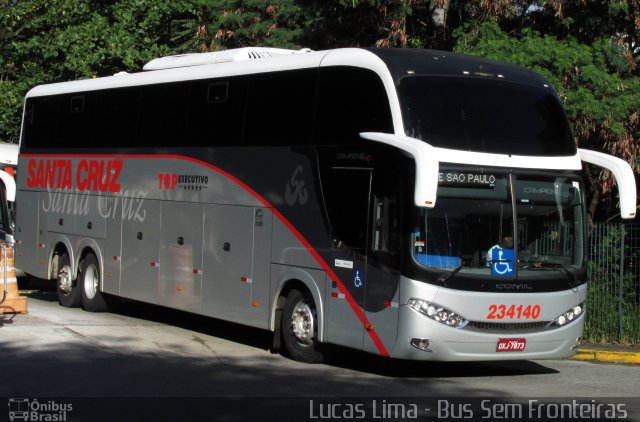 Viação Santa Cruz 234140 na cidade de São Paulo, São Paulo, Brasil, por Lucas Lima. Número da foto: #5149555.