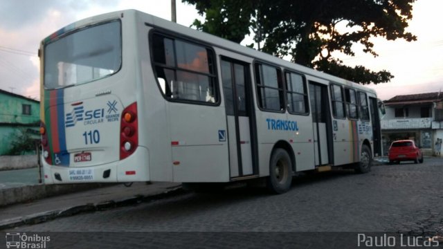 Transcol - Transportes Coletivos Ltda. 110 na cidade de Recife, Pernambuco, Brasil, por Paulo Lucas. ID da foto: 5148007.