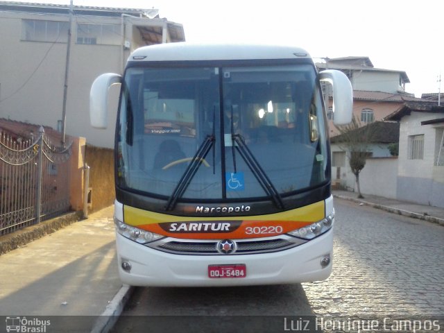 Saritur - Santa Rita Transporte Urbano e Rodoviário 30220 na cidade de Piedade dos Gerais, Minas Gerais, Brasil, por Luiz Henrique Campos. Número da foto: #5149588.