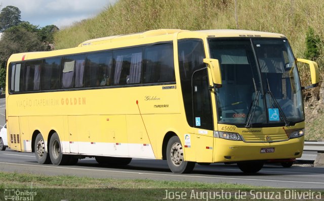 Viação Itapemirim 45609 na cidade de Barra Mansa, Rio de Janeiro, Brasil, por José Augusto de Souza Oliveira. Número da foto: #5148101.