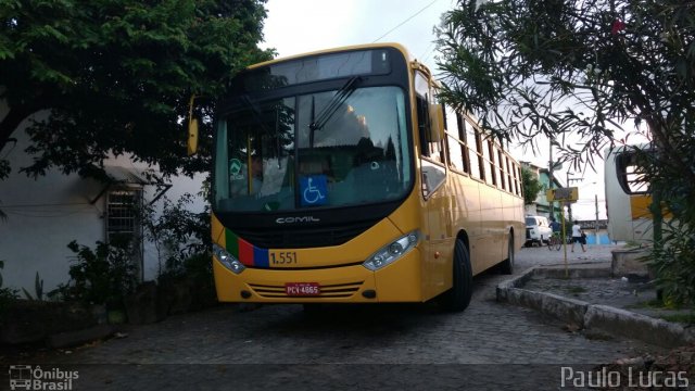 Itamaracá Transportes 1.551 na cidade de Recife, Pernambuco, Brasil, por Paulo Lucas. ID da foto: 5148005.