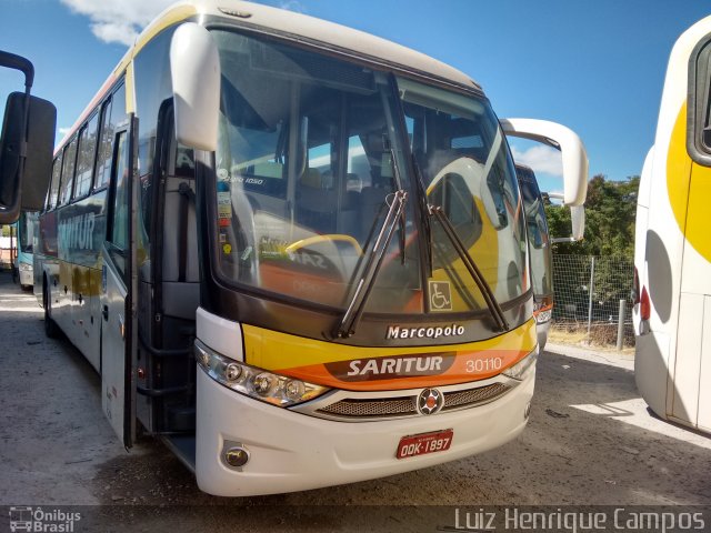 Saritur - Santa Rita Transporte Urbano e Rodoviário 30110 na cidade de Belo Horizonte, Minas Gerais, Brasil, por Luiz Henrique Campos. Número da foto: #5147435.