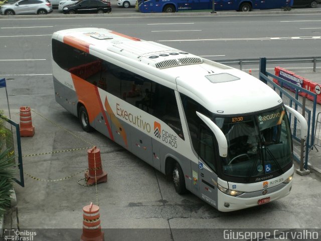 Viação Cidade do Aço RJ 174.029 na cidade de Rio de Janeiro, Rio de Janeiro, Brasil, por Giuseppe Carvalho. Número da foto: #5147524.