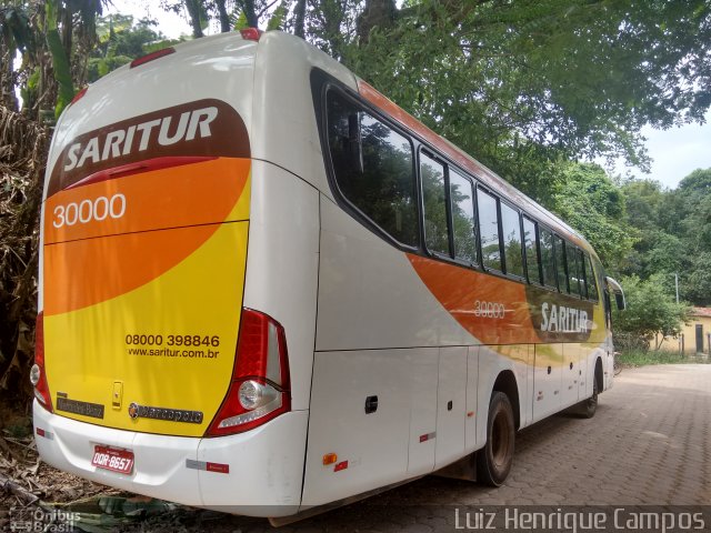 Saritur - Santa Rita Transporte Urbano e Rodoviário 30000 na cidade de Piedade dos Gerais, Minas Gerais, Brasil, por Luiz Henrique Campos. Número da foto: #5147433.