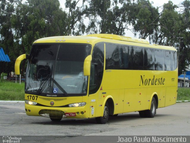 Viação Nordeste 1707 na cidade de Natal, Rio Grande do Norte, Brasil, por Joao Paulo Nascimento Silva. Número da foto: #5152670.