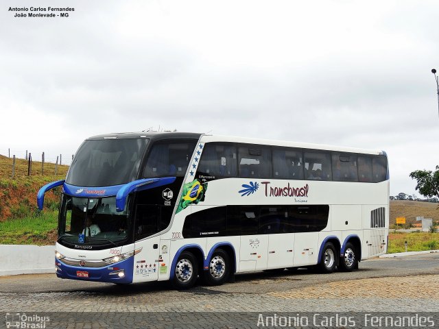 Transbrasil Turismo 7000 na cidade de João Monlevade, Minas Gerais, Brasil, por Antonio Carlos Fernandes. Número da foto: #5151189.