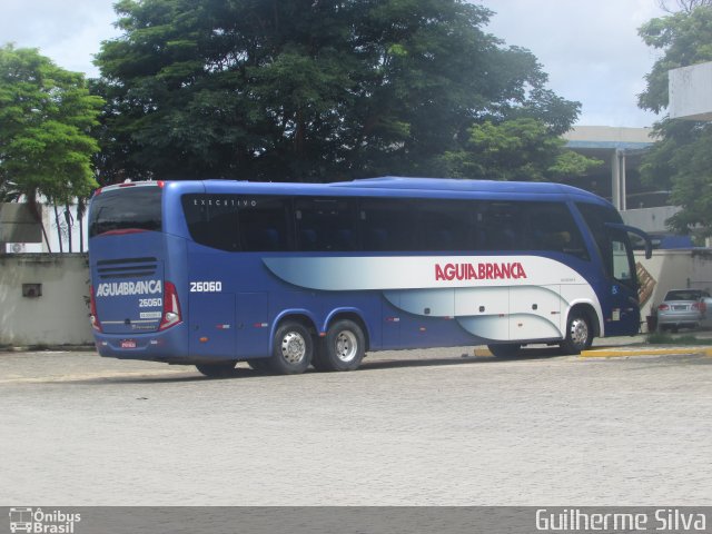 Viação Águia Branca 26060 na cidade de Governador Valadares, Minas Gerais, Brasil, por Guilherme Silva. ID da foto: 5152942.