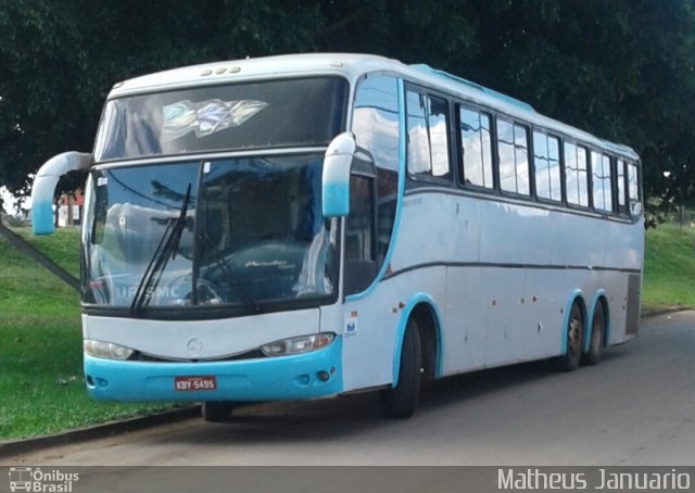 COOTRANSGO - Cooperativa de Transporte de Goiás 5495 na cidade de Petrolina de Goiás, Goiás, Brasil, por Matheus Januario. ID da foto: 5150978.