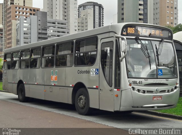 Viação Santo Ângelo 18L41 na cidade de Curitiba, Paraná, Brasil, por Guilherme Bomfim. Número da foto: #5151889.