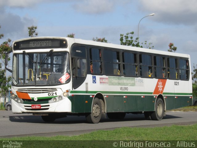 Auto Viação Veleiro 021 na cidade de Rio Largo, Alagoas, Brasil, por Rodrigo Fonseca. Número da foto: #5152306.