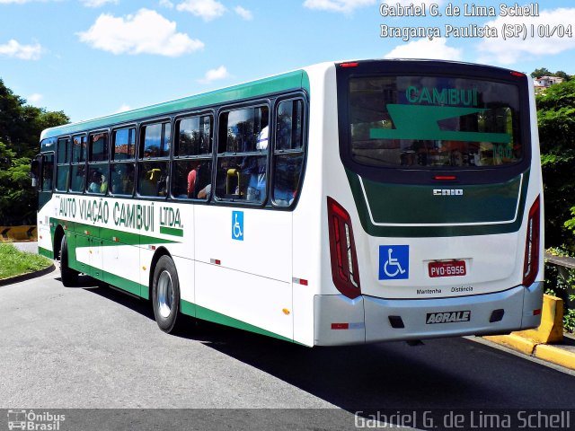 Auto Viação Cambuí 190 na cidade de Bragança Paulista, São Paulo, Brasil, por Gabriel Giacomin de Lima. ID da foto: 5152141.