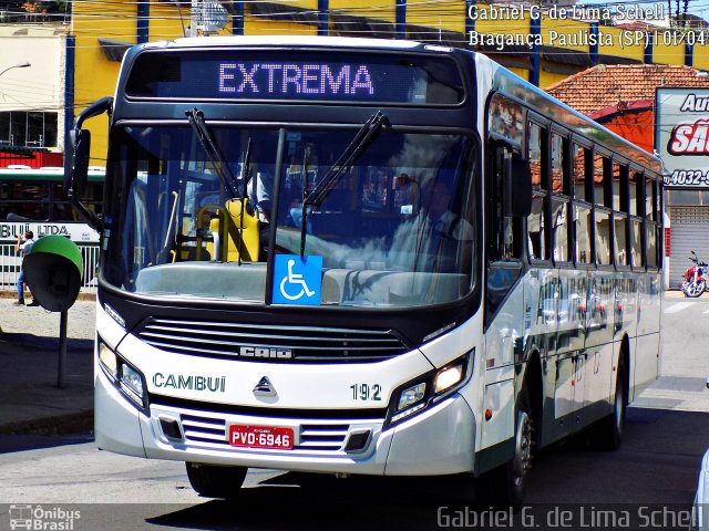 Auto Viação Cambuí 192 na cidade de Bragança Paulista, São Paulo, Brasil, por Gabriel Giacomin de Lima. Número da foto: #5152130.