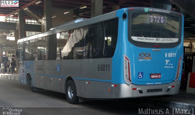 Transwolff Transportes e Turismo 6 6811 na cidade de São Paulo, São Paulo, Brasil, por Matheus Ariel. Número da foto: #5156449.