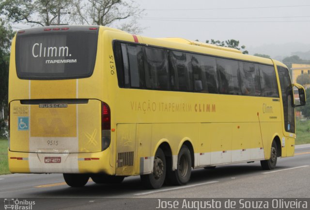 Viação Itapemirim 9515 na cidade de Barra do Piraí, Rio de Janeiro, Brasil, por José Augusto de Souza Oliveira. Número da foto: #5154828.