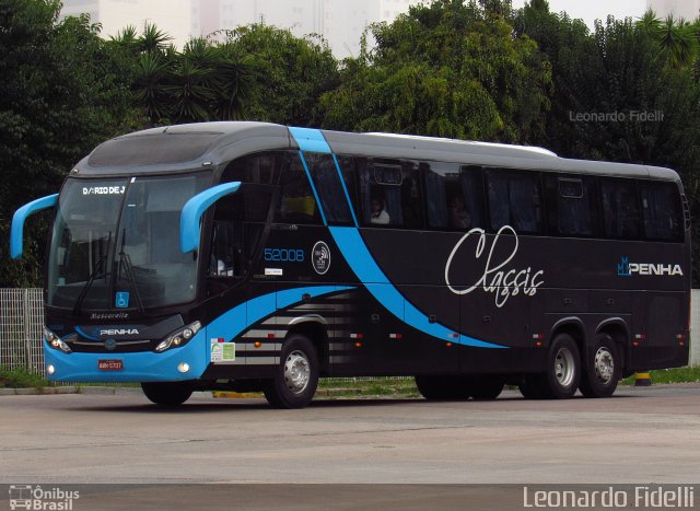 Empresa de Ônibus Nossa Senhora da Penha 52008 na cidade de Curitiba, Paraná, Brasil, por Leonardo Fidelli. Número da foto: #5154573.