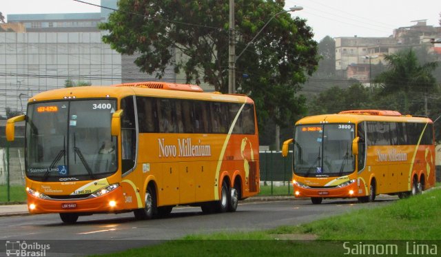 Novo Millenium Turismo 3400 na cidade de Vitória, Espírito Santo, Brasil, por Saimom  Lima. Número da foto: #5155806.