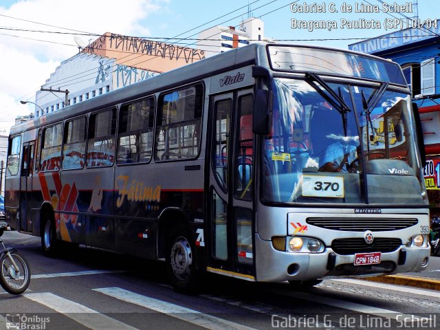 Nossa Senhora de Fátima Auto Ônibus 393 na cidade de Bragança Paulista, São Paulo, Brasil, por Gabriel Giacomin de Lima. ID da foto: 5155218.