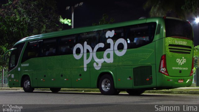 Opção Fretamento e Turismo RJ 632.057 na cidade de Vitória, Espírito Santo, Brasil, por Saimom  Lima. ID da foto: 5155821.