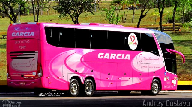 Viação Garcia 7249 na cidade de Londrina, Paraná, Brasil, por Andrey Gustavo. ID da foto: 5154561.