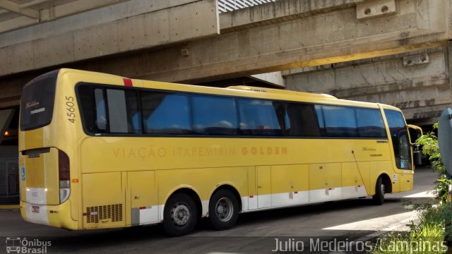 Viação Itapemirim 45605 na cidade de Campinas, São Paulo, Brasil, por Julio Medeiros. ID da foto: 5158278.