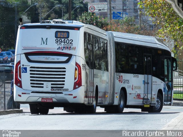 Viação Santo Ângelo 99402 na cidade de Curitiba, Paraná, Brasil, por Ricardo Fontes Moro. Número da foto: #5157308.