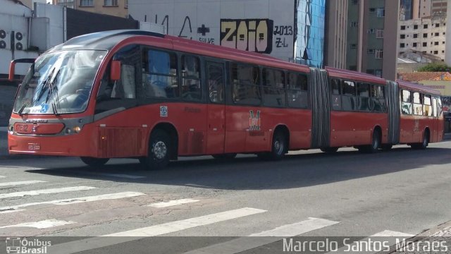 Expresso Azul 17E12 na cidade de Curitiba, Paraná, Brasil, por Marcelo Santos Moraes. ID da foto: 5158255.